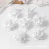 Malha Tridimensional Pérola Flor Pequena Estilo Antigo Grampo de Cabelo Acessórios de Flor DIY Broche Feito à Mão Materiais Caixa de Presente Acessórios de Embalagem para Presente