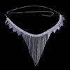 Cadena corporal con diamantes de imitación para discoteca, estilo europeo y americano, con forma de flor, estilo explosión transfronteriza.