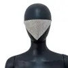 Máscara Europeia e Americana Transfronteiriça de Corrente Garra com Strass, Personalidade Mascarada com Franjas, Joia Facial de Halloween