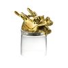 Juego de Copas de Vino Blanco Zodiaco Dorado para el Hogar Lujo Ligero Gama Alta Personalizado Gran Capacidad Alto Valor Copa Zodiaco
