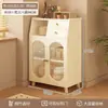 Gabinete de Vestíbulo, Aparador de Comedor, Vitrina de Té de Pared para Sala de Estar, Gabinete Lateral, Estante Multifuncional para Almacenamiento de Utensilios de Cocina