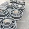 Acero Fundido Rueda Sólida de Mina Par Rueda de Vía para Carro Plano de Caminar Unilateral Rueda Sólida Gruesa Sellada a Prueba de Polvo de Mina