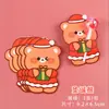 Cartão de Natal de Desenho Animado Cartão de Doce Fofo Tira de Mensagem Cartão de Saudação Bênção Cartão de Natal Pequeno Presente Criativo DIY