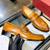Zapatos de Piel de Lujo para Hombre Grano Abierto Piel de Vaca de Flor Entera Zapatos Formales de Negocios Británicos Hechos Completamente a Mano por Dentro y por Fuera Piel de Vaca Completa