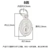 Plata de Ley S925 Personalizado Tendencia Europea y Americana Elemento Cruzado Pulsera Trenzada de Cuerda con Cuentas Hecha a Mano Accesorios para Collar
