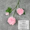 Rosa Ocidental Estilo Europeu Núcleo Embrulhado Buquê Falso Flor Do Casamento Flor Da Casa Flor De Seda Artificial 3 3 Peônia Estrangeira