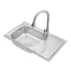 Fabricante de Fregaderos de Cocina de Acero Inoxidable, de un Solo Seno Extensible con Acabado Arena Perla, Suministro Directo, Venta al por Mayor, Personalización