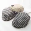 Boina Sombrero de Otoño para Hombres y Mujeres, Sombrero Estilo Coreano para Bebés y Niños, Sombrero de Sol Rayado de Primavera y Otoño para Bebés, Gorra de Béisbol