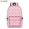 2020 Nueva Serie de Frutas Mochila Escolar para Estudiantes de Gran Capacidad Coreana Poliéster Moda Estampado Completo
