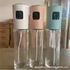 Pote de Óleo de Vidro Transfronteiriço para Uso na Cozinha, Frasco Borrifador com Pressão para Controle Preciso do Óleo, Design Antigotejamento, Pote de Óleo de Vidro Simples e Moderno