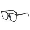 Lentes Blush para Mujer, Montura Negra, Estilo Coreano de Moda, Transmisión en Vivo Xiaohongshu Douyin, Gafas de Sol del Mismo Estilo, Gafas de Sol Reductoras para Rostro Plano