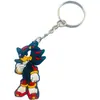 Llavero Creativo de Dibujos Animados de Sonic, Lindo Llavero Colgante de Muñeca de Goma Suave para Parejas, Bolso, Coche, Pequeño Regalo