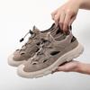 Zapatos de Tela de Pekín Antiguos Verano Nuevos Zapatos de Hombre Transpirables Versátiles Huecos para Exterior Zapatos de Hombre de Suela Blanda Antideslizantes Casuales