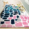 Alfombra de estilo nórdico para sala de estar, mesa de centro sencilla, sofá, dormitorio, alfombra de cobertura total, alfombra de mesita de noche, alfombra de área grande para uso doméstico