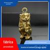 Pingente de macaco do zodíaco sólido de latão Pingente de macaco de latão DIY Chaveiro de carro Pingente de interior Bolsa Pingente