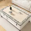 Toalha de Mesa para Café Estilo Chanel, à Prova de Óleo, Impermeável, Não Precisa Lavar, Resistente ao Calor, para Mesa de Centro de Sala de Estar, Aparador de TV, Mesa de Jantar e Tapete Protetor de Superfície de Mesa