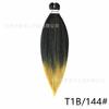 26 pulgadas Colorido Fibra Química Trenza Grande Africana Trenza Sucia Color Degradado Trenza de Cabello Trenza Fácil Trenza Sucia Mayoreo