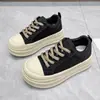 Zapatos Planos de Otoño 2026 con Suela Gruesa y Parte Superior de Cuero para Personas Bajas que Aumentan la Altura Versátiles Casuales Deportivos con Cordones para Mujer