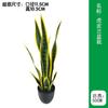 Vaso de Flor de Orquídea Tigre Simulada Estilo Moderno Simples Planta Verde Simulada Planta Bonsai Pequena em Vaso Artificial de Mesa Orquídea Tigre