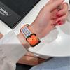 Para AppleWatchS10 Apple Watch Digital Três Anéis Pulseira de Lona iwatch987 Geração Samsung 22mm