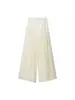 Amazon Transfronterizo 2026 Nuevo Conjunto de Dos Piezas Retro Europeo y Americano de Color Sólido Elegante con Mangas de Linterna y Pantalones de Pierna Ancha
