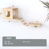 Parede para Gatos Gama Completa de Madeira Maciça Árvore para Gatos de Parede DIY Prateleira de Parede Pendurada Arranhador para Gatos Plataforma de Salto Prateleira para Gatos Cápsula Espacial Ninho para Gatos