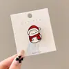 Broche de joyería de aceite de goteo de alta gama estilo bosque caricatura 2026 nuevo pin al por mayor insignia navideña linda europea y americana