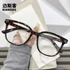 52026 óculos de armação grande TR moda nova óculos lisos moda coreana armação anti-azul grau ajustável retrô