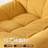 Venta Directa de Fábrica en Foshan Sofá de Esponja Completamente Comprimida Marco sin Huesos Silla de Ocio Pelo Sala de Estar Sofá de Pana Waffle