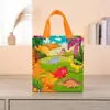 Sacolas de Presente de Aniversário da Série Dinossauro Pintado para Crianças do Fabricante, Sacolas Laminadas Não Tecidas, Sacolas de Presente, Sacolas de Presente de Natal
