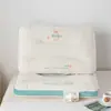 Almohada de Proteína de Cachemira Suave de Gama Alta, Almohada Cervical para el Hogar, Ayuda para Dormir, Núcleo de Almohada de Masaje, un Par para Dormitorios de Estudiantes