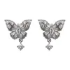 Adecuado para Auriculares Freeclip Llenos de Diamantes, Auriculares con Borla de Mariposa Brillante, Clips para Auriculares con Hebilla de Diamante, Accesorios de Auriculares de Lujo Accesibles