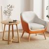 Sillón individual para apartamento de alquiler, Lindo juego de sofá para uso doméstico, Silla de ocio para balcón de sala de estar, Sillón reclinable, Estilo nórdico