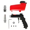 Pistola de Chorro de Arena Roja Tipo Gravedad Portátil DIY Juego de Chorro de Arena Neumático Eliminación de Óxido Chorro de Arena Máquina Pequeña de Chorro de Arena