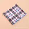 Pano de limpeza multiuso xadrez de poliéster-algodão tingido na massa, pano de prato de cozinha doméstico absorvente de água e óleo, pano de prato para atacado
