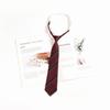 Corbata Roja para Mujer Estilo JK Japonés Estilo Perezoso Corbata Libre Estilo Universitario Corbata para Hombre DK Corbata a Rayas Accesorios para Camisa Moderno