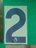 24-25 Premier League Azul (23cm) Pacote de Coleção para Adultos A Número da Camisa Letra Estampagem Número Pasta de Transferência Térmica