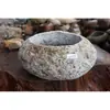 Macetas Pequeñas de Inspiración Zen, Macetas de Piedra, Macetas para Suculentas, Macetas para Juncos, Macetas para Hierba del Dinero, Macetas de Piedra Natural para Acuarios, Macetas Creativas para Narcisos