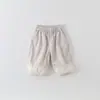 Pantalones Cortos de Algodón Puro para Bebés y Niños Pequeños Verano Nuevo Estilo para Niñas Pantalones de Linterna Versátiles Coreanos Pantalones Casuales Sueltos Clase A