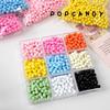 Cuentas de Cacahuete DIY Hechas a Mano Cuentas de Aleación Cadena para Teléfono Móvil Accesorios de Joyería Colgante de Cuenta Suelta Pulsera Colorida Collar Jenga