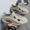 Pantuflas Baotou para Hombre Verano Suela Gruesa Sensación Dung Conducción Sandalias de Doble Propósito Playa Deportes Ropa Exterior Antideslizantes Zapatos Cueva