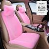 Envio Direto da Fábrica Conjunto de Almofadas para Banco de Carro de Pelo de Coelho de Inverno, Capa de Assento Espessada de Sete Peças com Encosto para Aquecimento