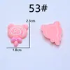 Variedad de Parches de Dibujos Animados de Goma Suave para Vasos de Agua DIY, Pegatinas Decorativas Hechas a Mano, Fundas para Teléfonos Móviles, Pasadores, Accesorios para el Cabello, Decoraciones para la Cabeza