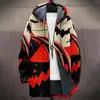Cardigan con capucha y cremallera suelta para hombre, chaqueta de algodón, 3D digital, sin riesgos, nuevo, independiente de Temu, para hacer tú mismo con imágenes