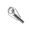 Frete grátis FUJIJONE aço de alto carbono preto prata passador superior de vara de pesca anel de guia inferior acessório de pesca vara de rocha aço inoxidável