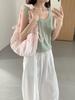 Bolsa Estilo Coreano Estilo Preguiçoso Bolinhas Feminina Plissada 2025 Nova Versátil para o Dia a Dia Bolsa de Ombro Nylon Transversal Bolsa Bolinho
