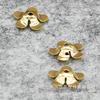 Acessórios para Joias DIY Cobre 13mm Contas Grampo de Cabelo Peça Flor Espaçador de Pulseira Grampo de Cabelo Acessório de Cabelo Grampo de Cabelo Passo Tremor Material Artesanal A401