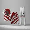 Conjunto de Uniforme de Fútbol Sublimado de Cuerpo Completo Transfronterizo, Uniforme de Entrenamiento para Hombre con Patrones Personalizados, Jersey Profesional para Competición Deportiva