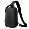 Bolsa de Peito Masculina da Moda, Bolsa Transversal Impermeável de Alta Qualidade, Bolsa de Peito Rígida para Viagem, Bolsa de Ombro Casual para o Dia a Dia