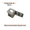 Fábrica 2.0 clipe de mola de borracha grossa quatro furos oblíquo clipe de ferro sofá conector de mola hardware acessórios de mobiliário